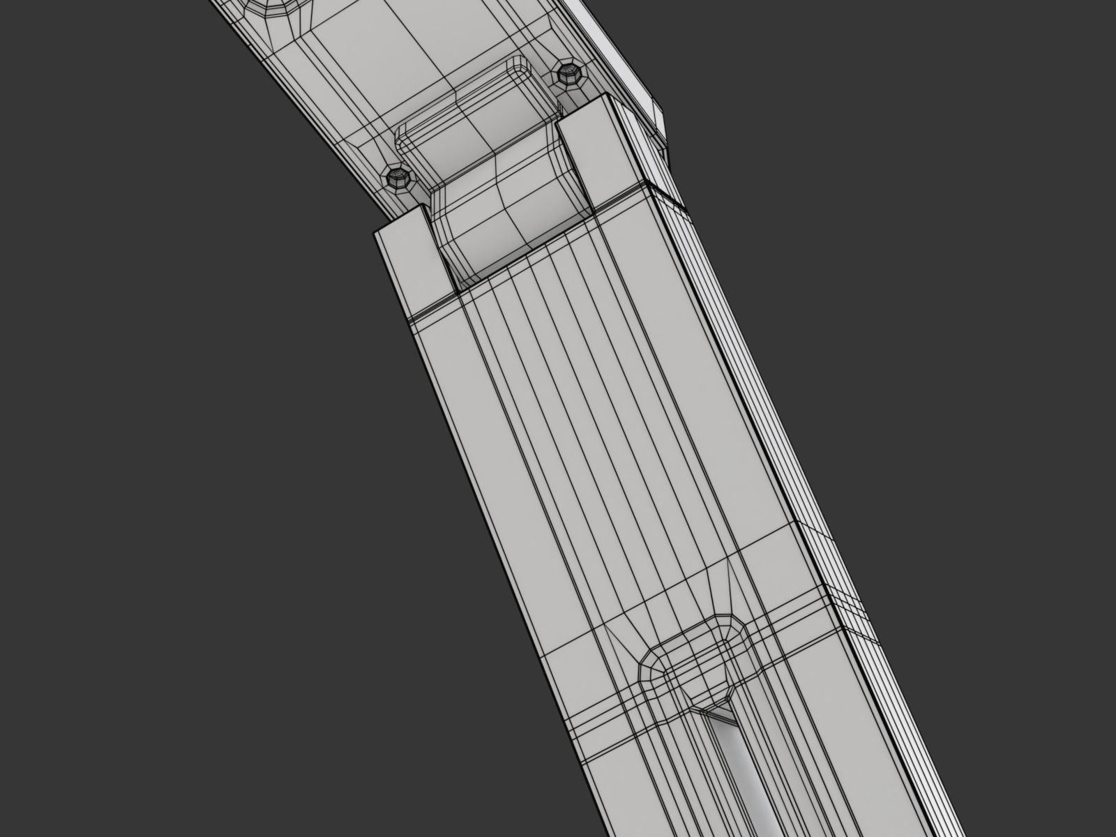 Modern Table Led Lamp 3D model_34