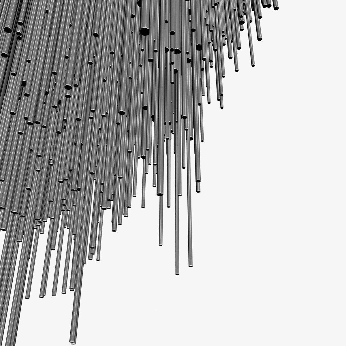 Terzani Iceberg Ceiling Light 3D model_4