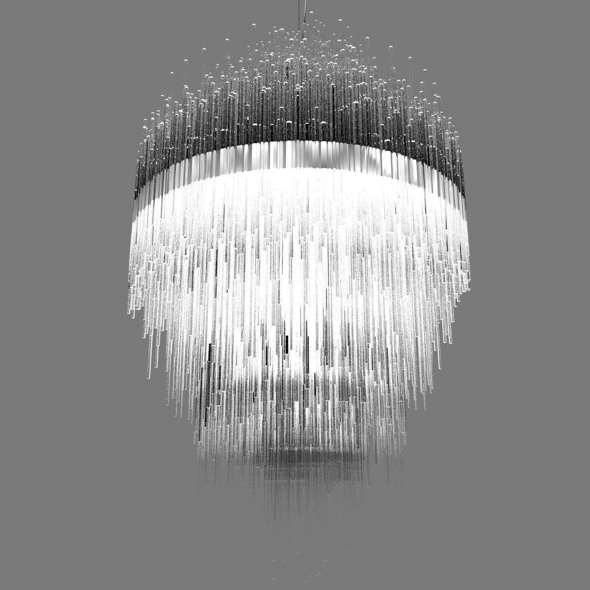 Terzani Iceberg Ceiling Light 3D model_7