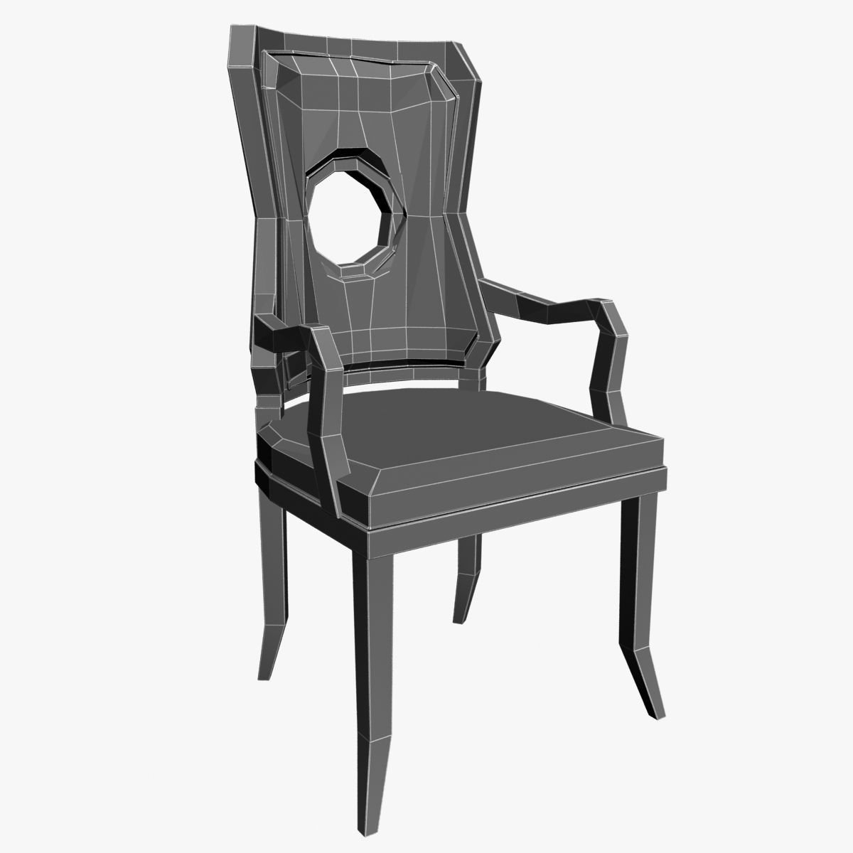 Francesco Molon Chair 3D model_2