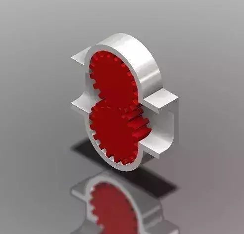 Vane pump Free 3D model