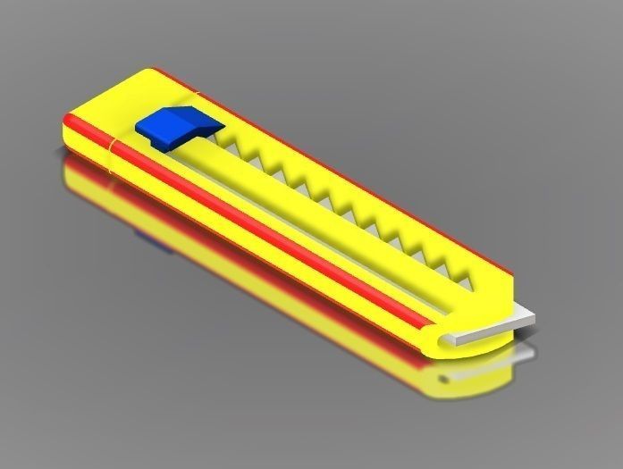 Paper cutter Free 3D model_1