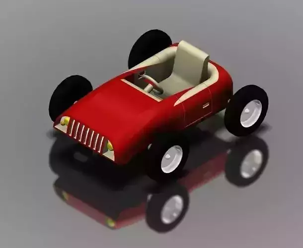 Vintage f1 design Free 3D model