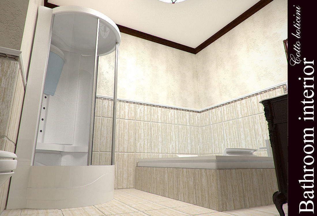 Cotto boticini bathroom 3D model CGTrader