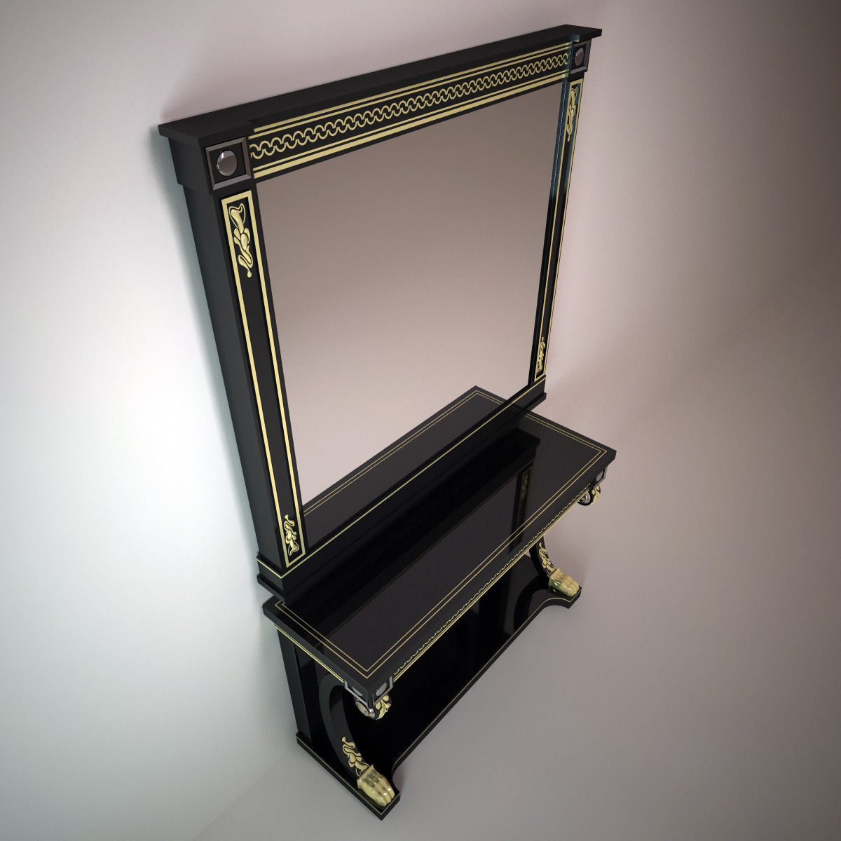 Mariner Mirror Richmond Set 3D model_5