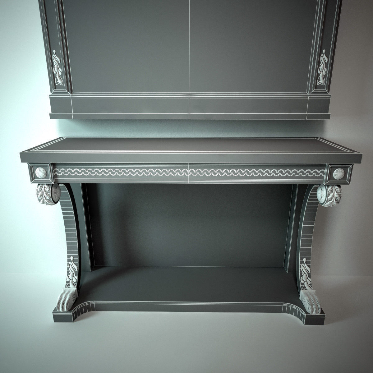 Mariner Mirror Richmond Set 3D model_2