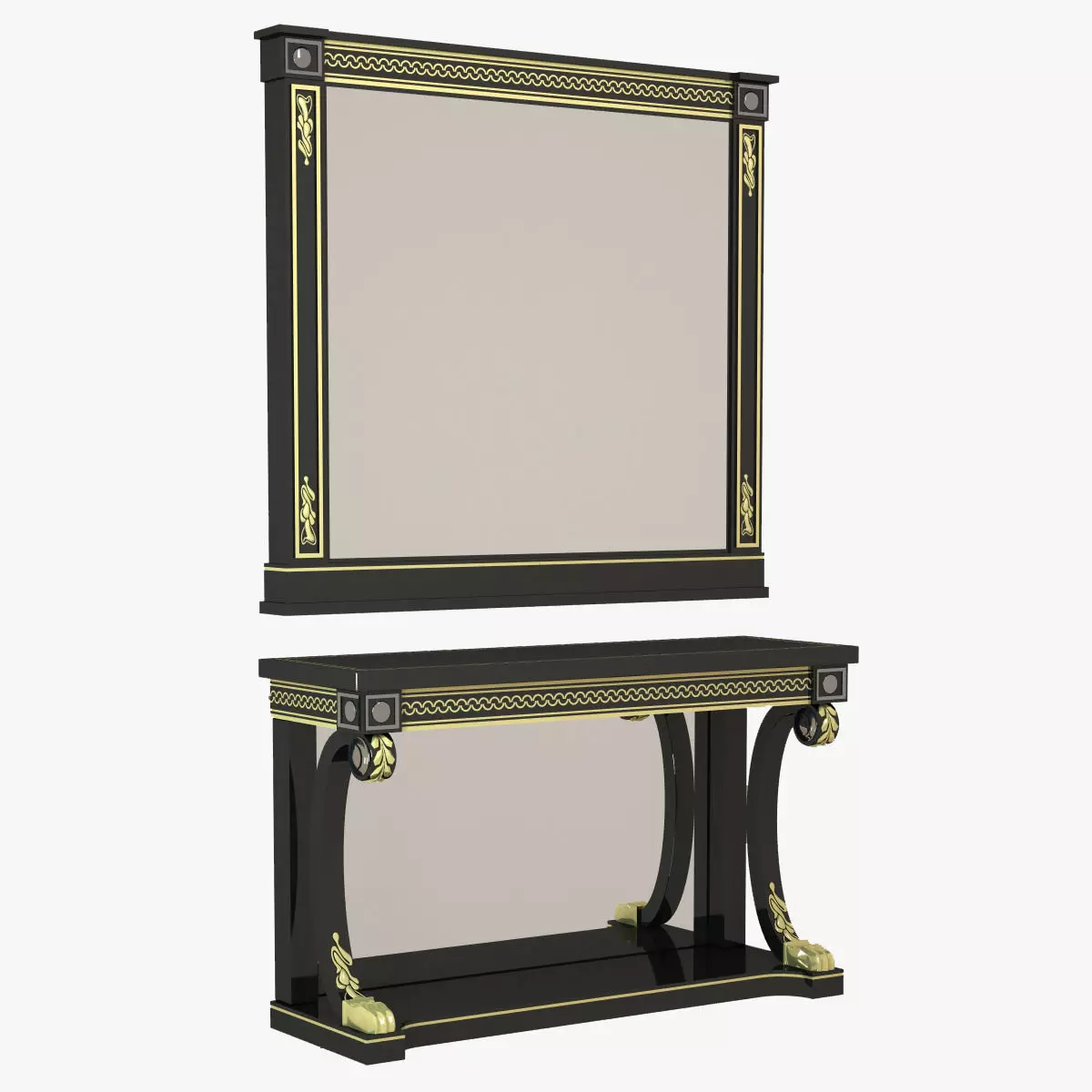 Mariner Mirror Richmond Set 3D model_0