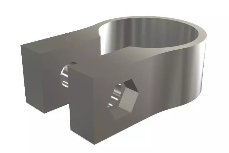 Bike clip for rear mounted light Free 3D print model_0