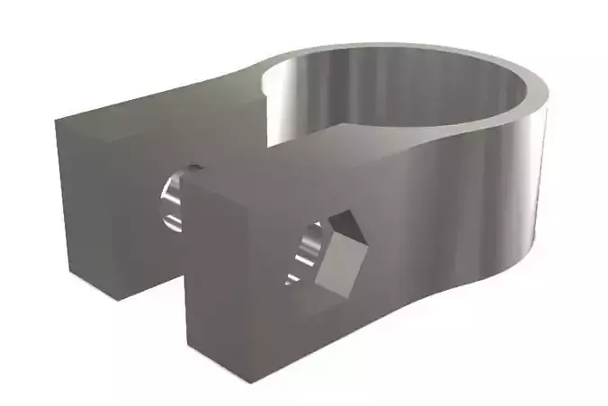 Bike clip for rear mounted light Free 3D print model