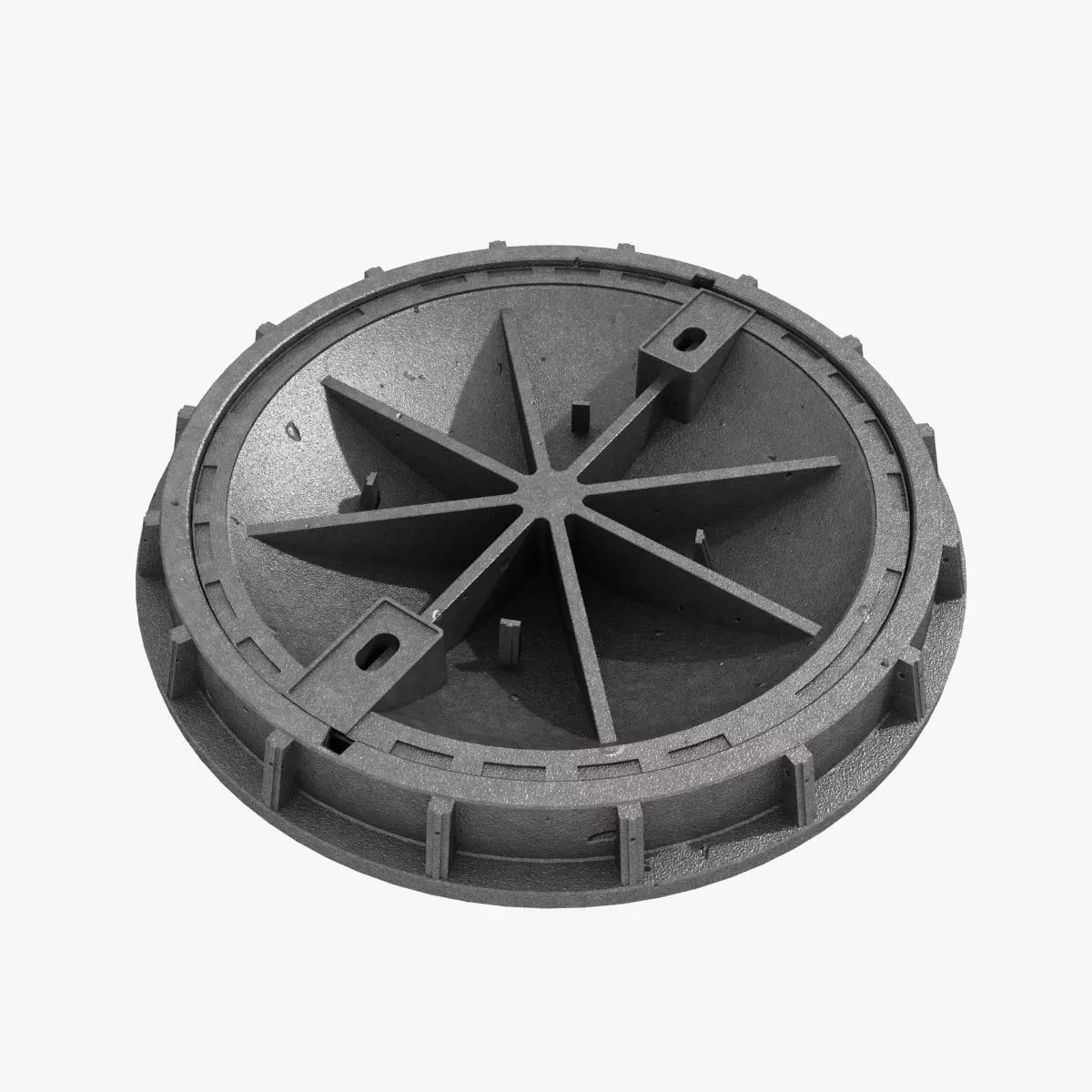 cast iron hatch 2 3D model_0