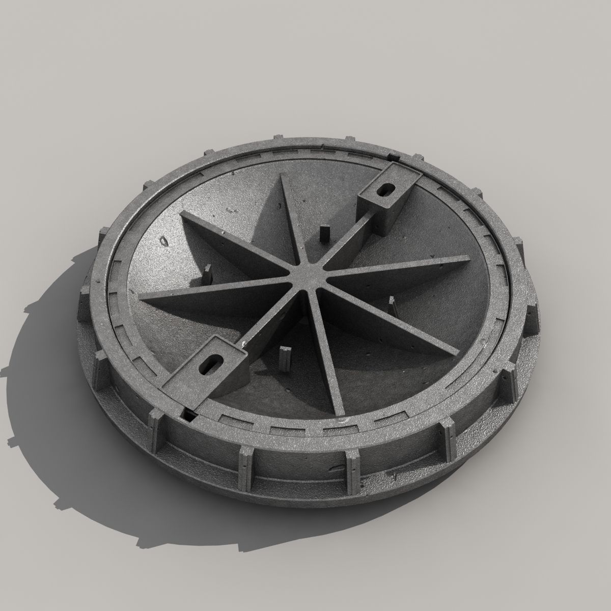 cast iron hatch 2 3D model_1