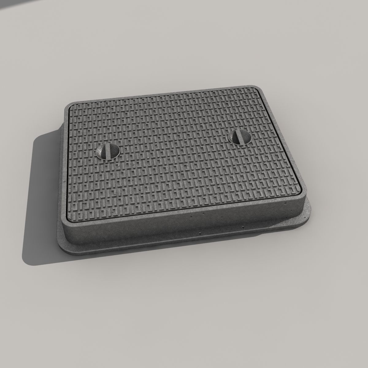 cast iron hatch 3 3D model_2