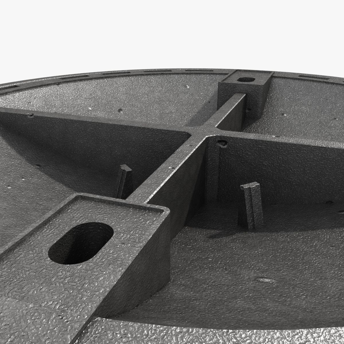 cast iron hatch 5 3D model_2