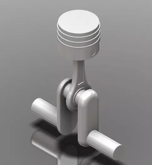 Piston Assembly Free 3D model