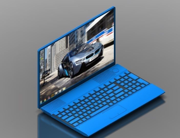 Laptop Design Free 3D model_3