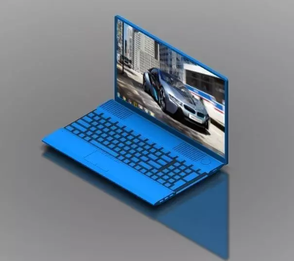 Laptop Design Free 3D model_0