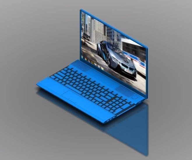 Laptop Design Free 3D model_2