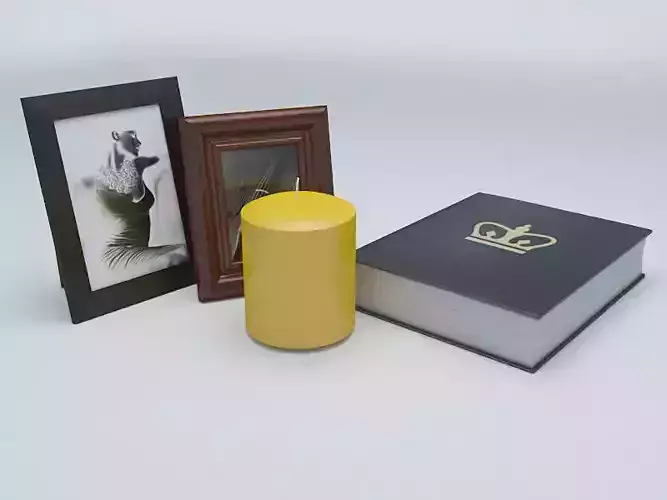 book and photo frame