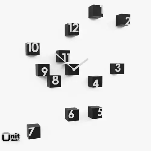 RND Time wall clock 3D model
