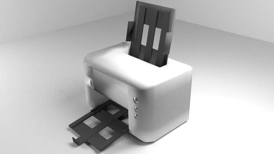 Computer Printer 3D model