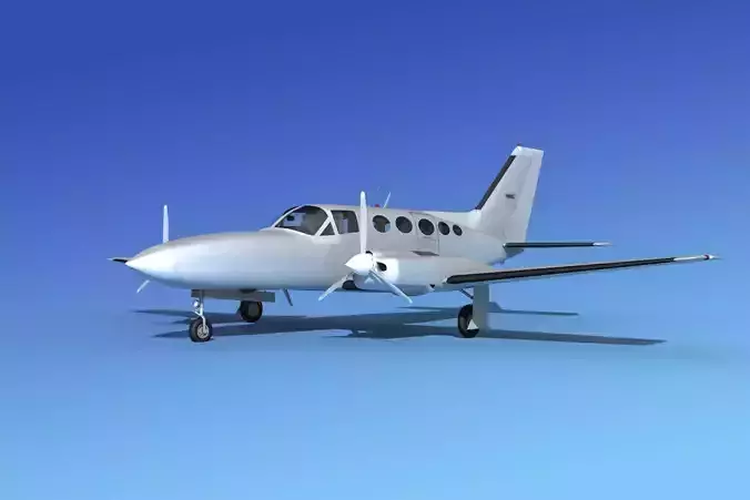 Cessna 414A Chancellor Bare Metal