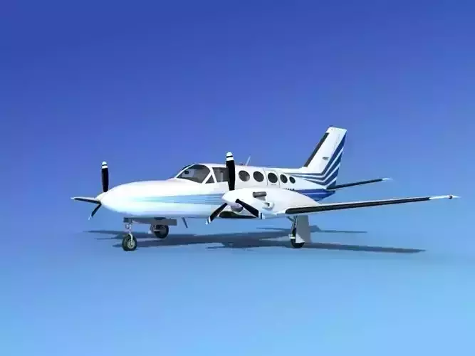 Cessna 425 Conquest I V06 3D model