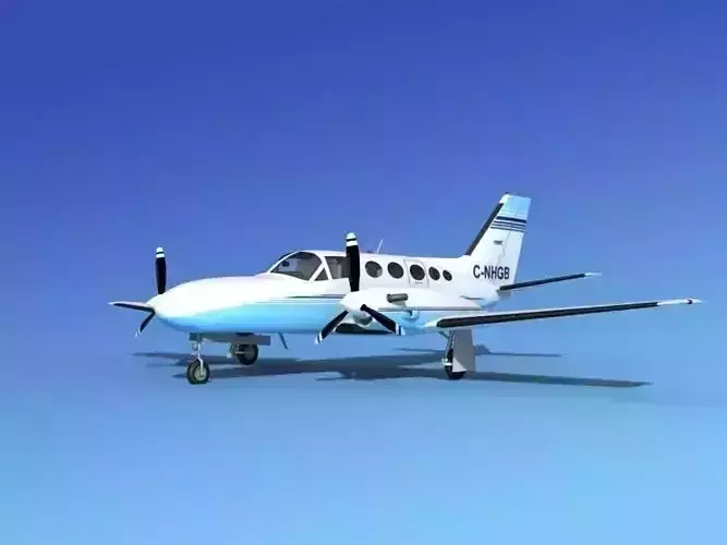 Cessna 425 Conquest I V11 3D model