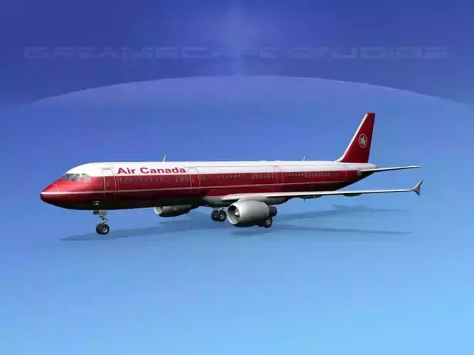 Airbus A321 Air Canada 1 3D model