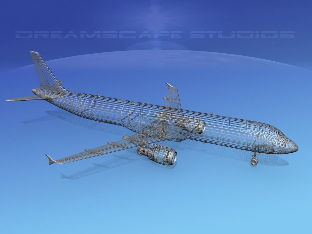 Airbus A321 British Airways 3D model_3