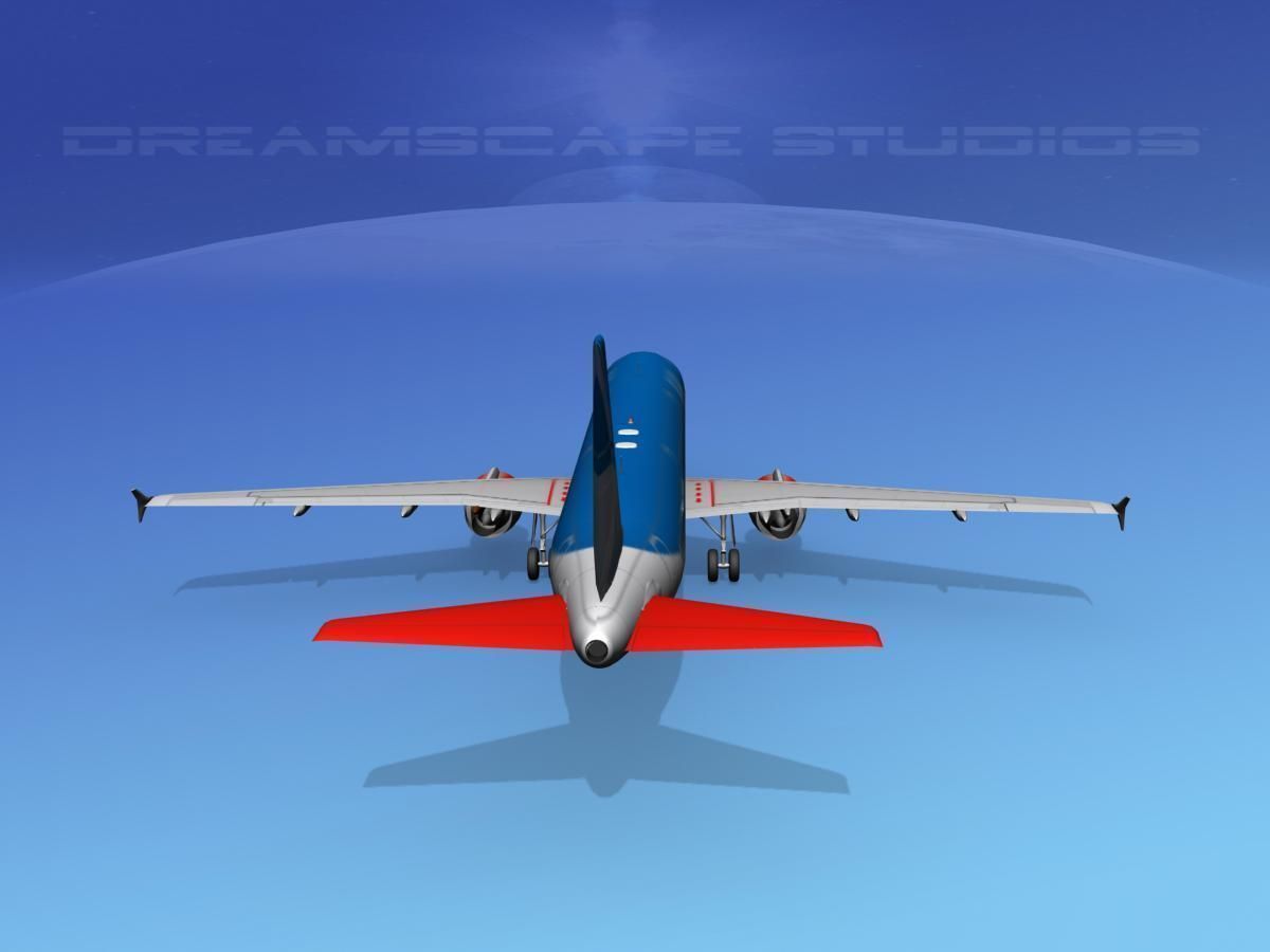 Airbus A321 British Midland 3D model_4