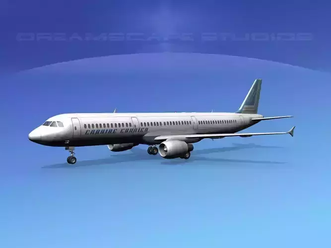 Airbus A321 Carribbe Charter 3D model