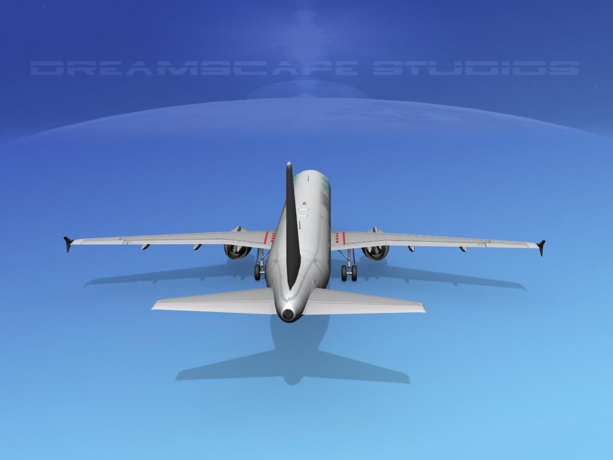 Airbus A321 Charter 22 3D model_8