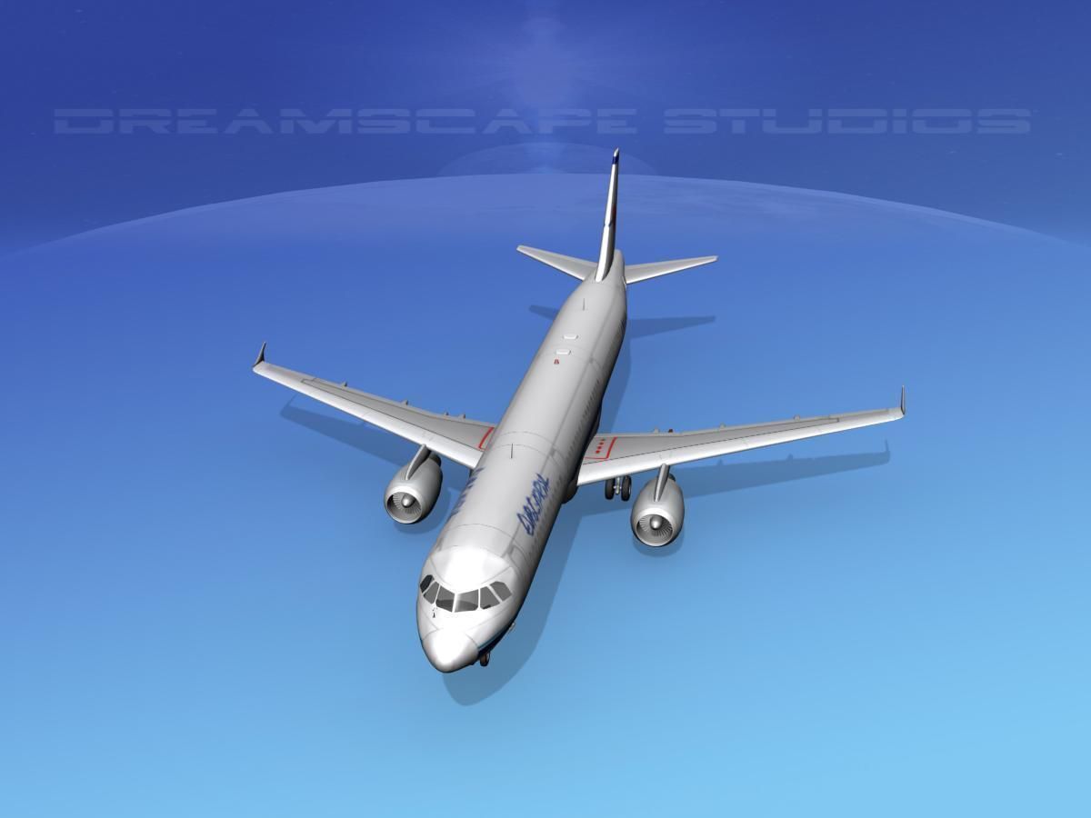 Airbus A321 Eurocypria 3D model_13