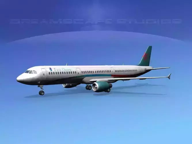 Airbus A321 First Choice 3D model