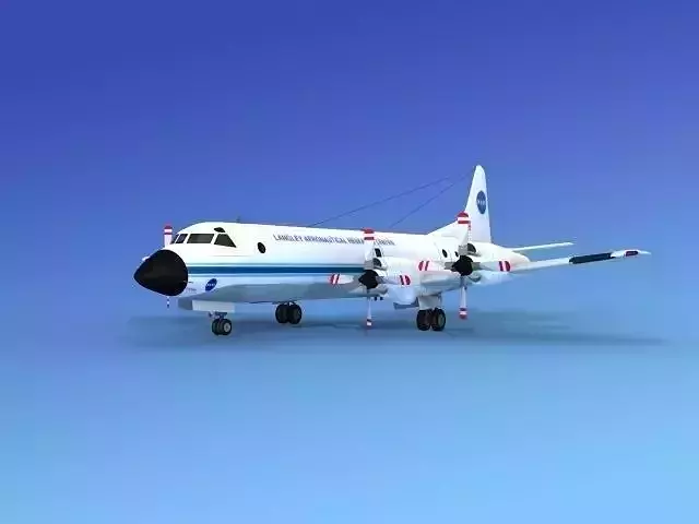 Lockheed P-3 Orion NASA 3D model