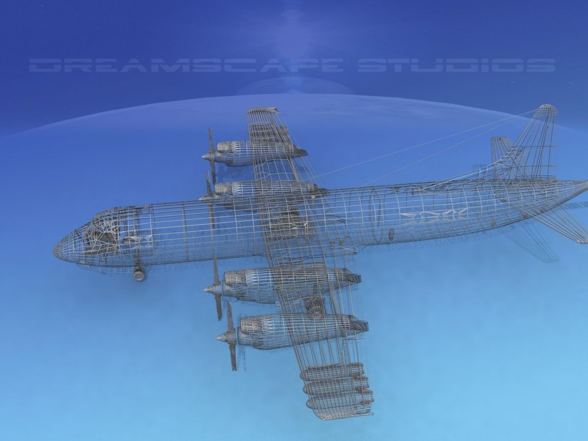 Lockheed P-3 Orion Naval Research Lab 3D model_14