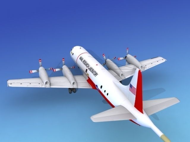 Lockheed P-3 Orion Naval Research Lab 3D model_7