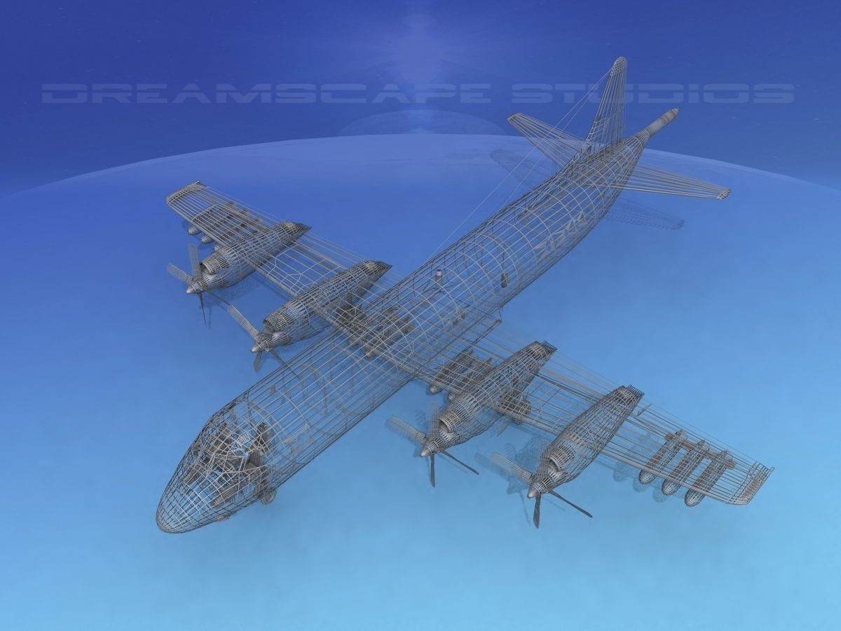 Lockheed P-3 Orion Naval Research Lab 3D model_15