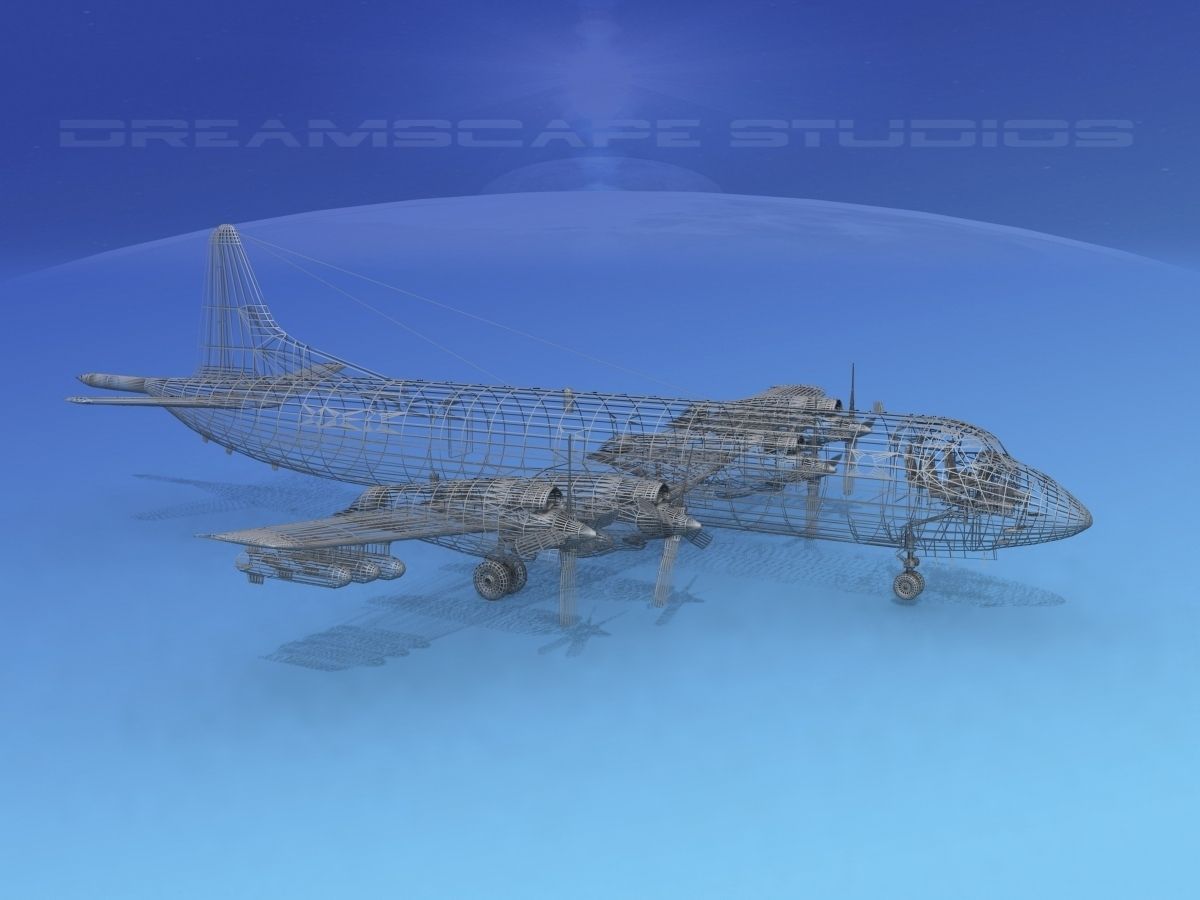 Lockheed P-3 Orion Naval Research Lab 3D model_13