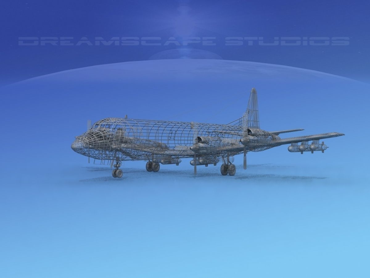 Lockheed P-3 Orion Naval Research Lab 3D model_11