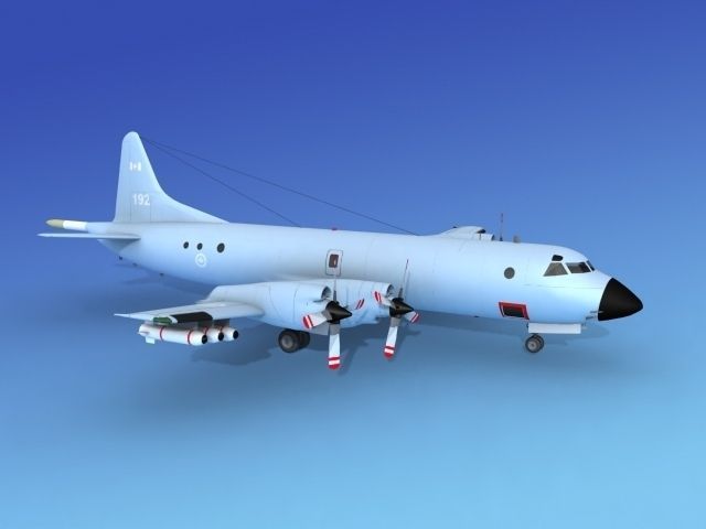 Lockheed P-3 Orion Royal Canadian Navy 3D model_2