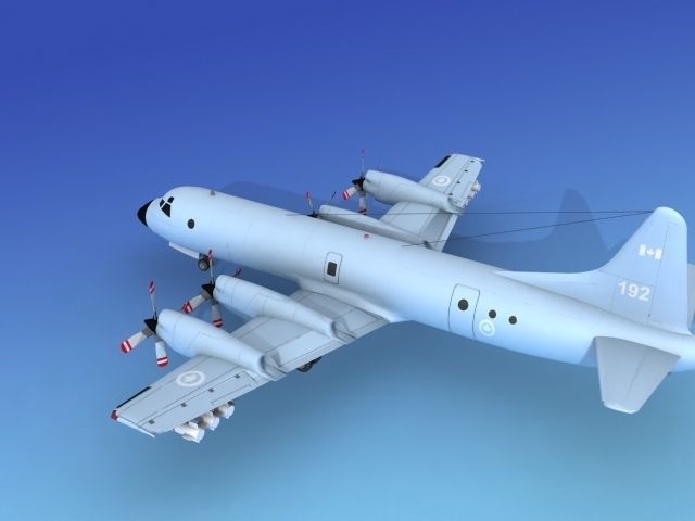 Lockheed P-3 Orion Royal Canadian Navy 3D model_8