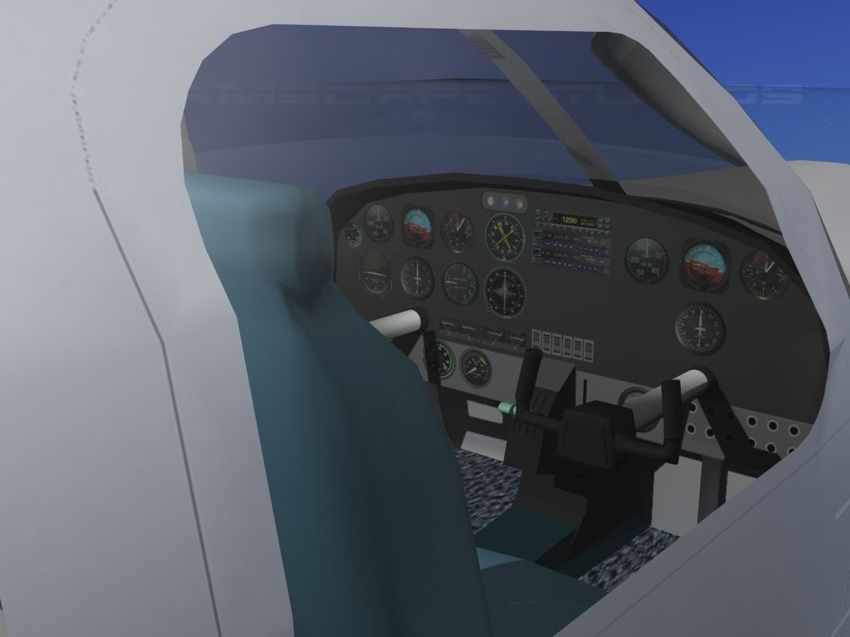 Piper Cherokee Arrow 3D model_2