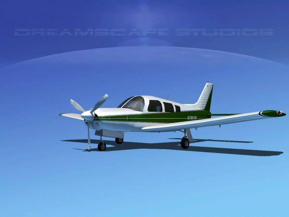 Piper Cherokee Arrow 3D model_0