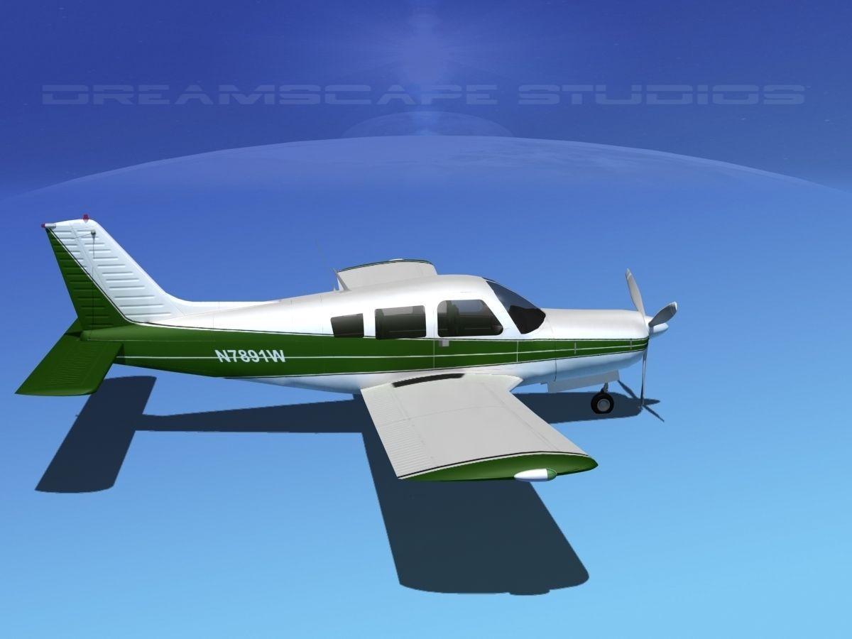 Piper Cherokee Arrow 3D model_3