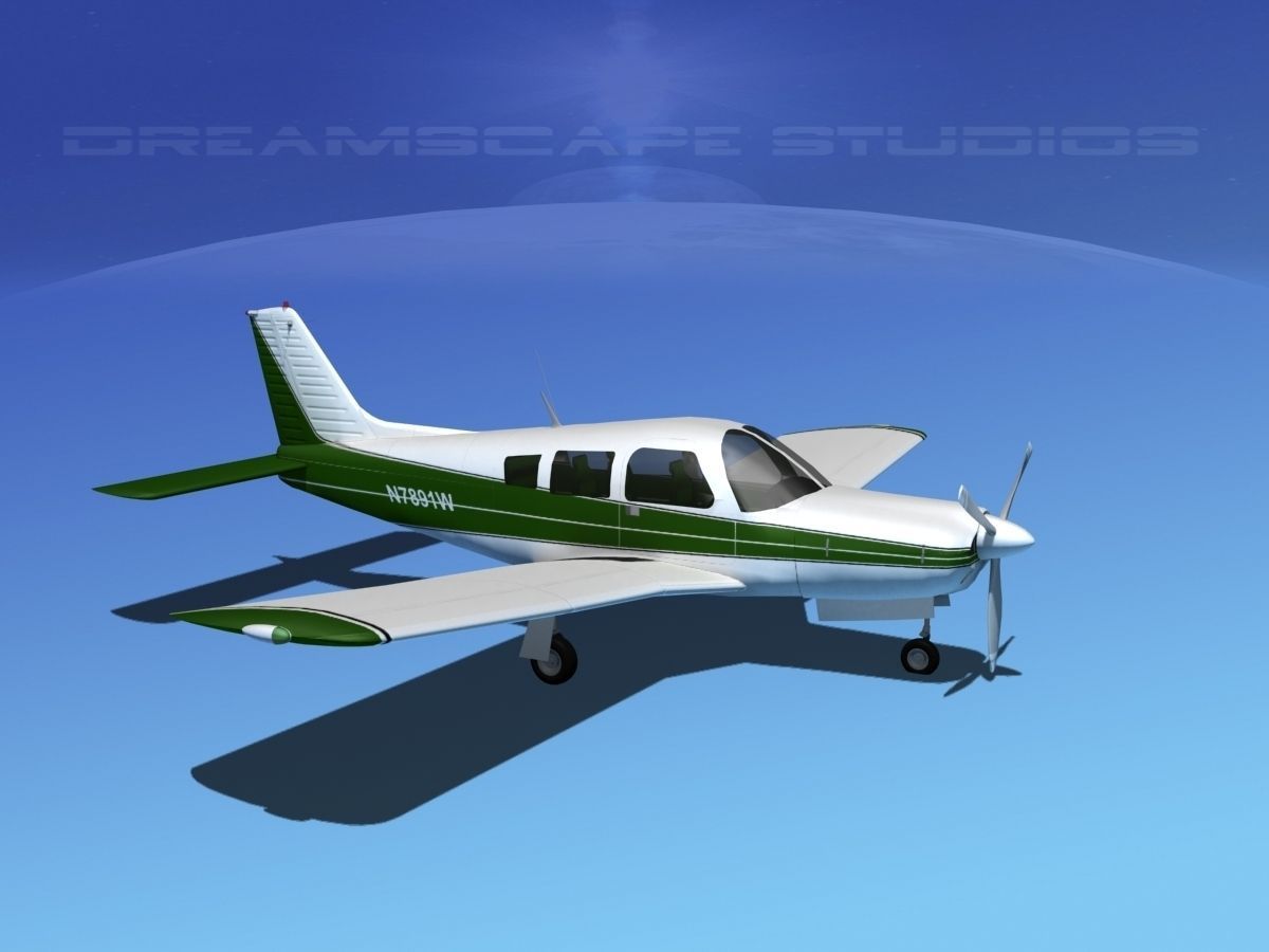 Piper Cherokee Arrow 3D model_5