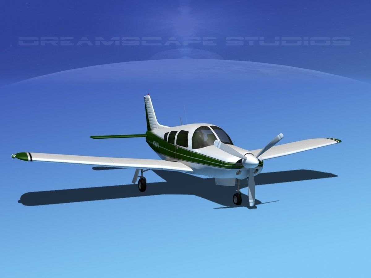 Piper Cherokee Arrow 3D model_4