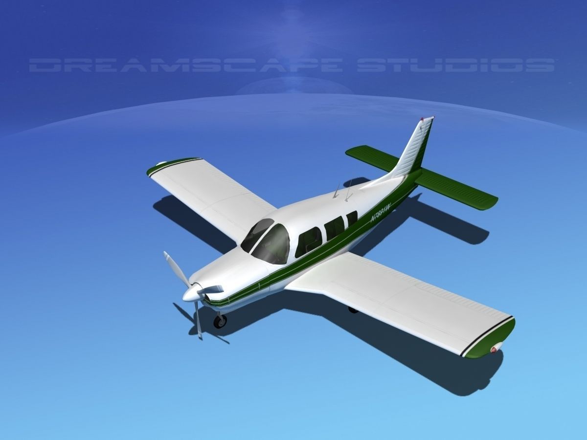 Piper Cherokee Arrow 3D model_10
