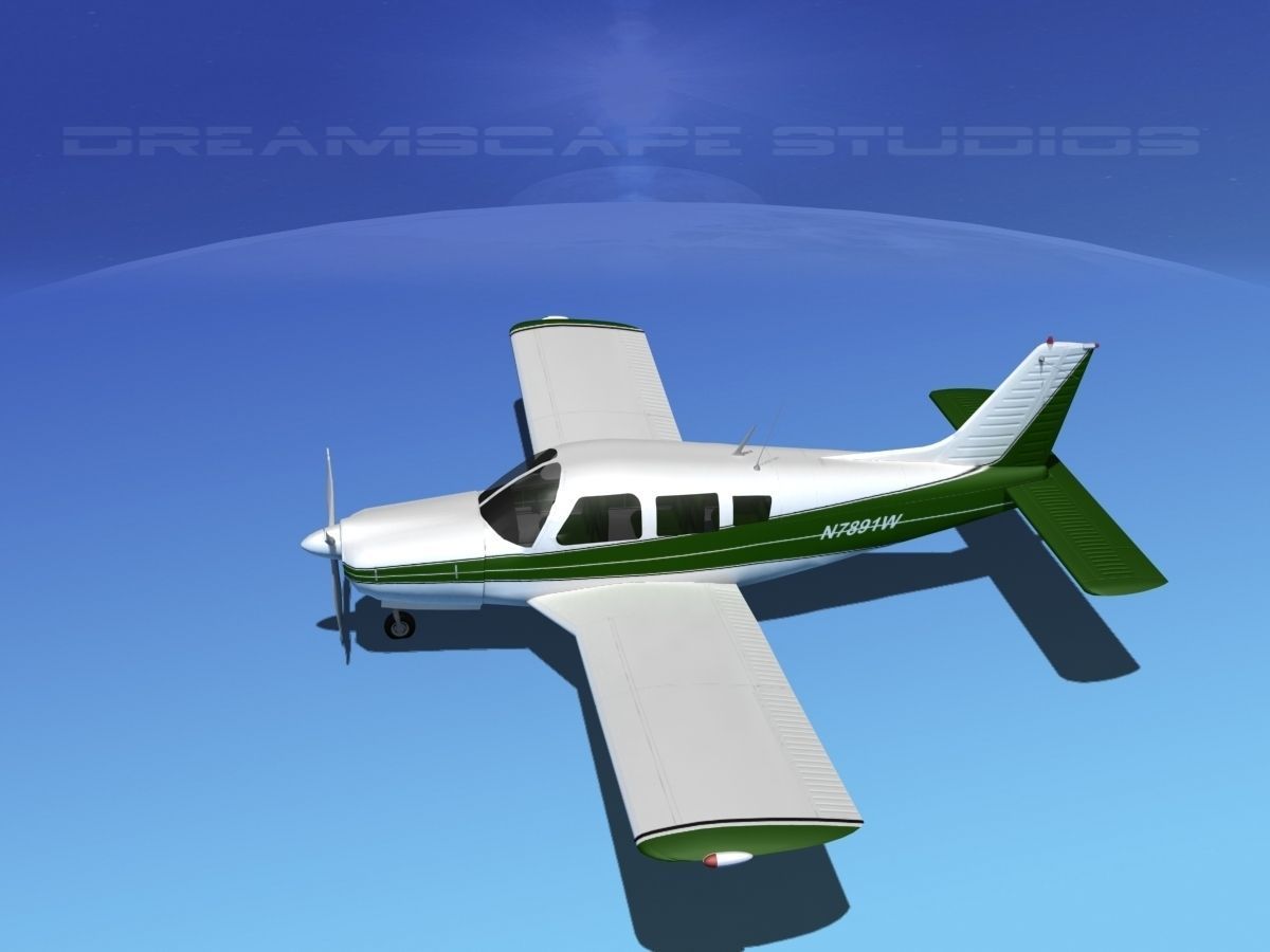 Piper Cherokee Arrow 3D model_11