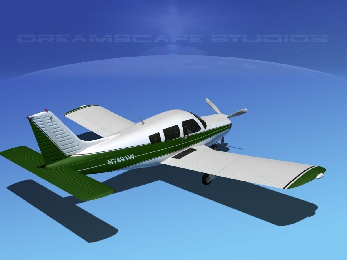 Piper Cherokee Arrow 3D model_6